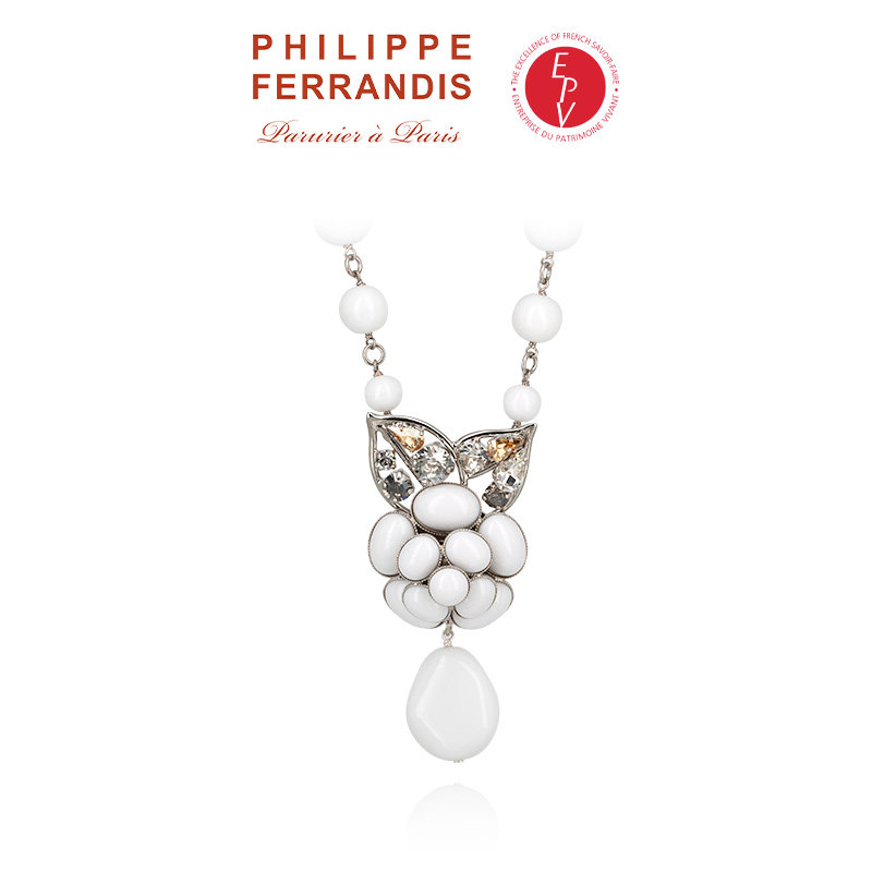 【AZLOOK】Philippe Ferrandis高定经典山茶花项链爆款毛衣链首饰