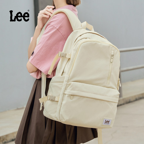 Lee女款大容量轻便电脑双肩包