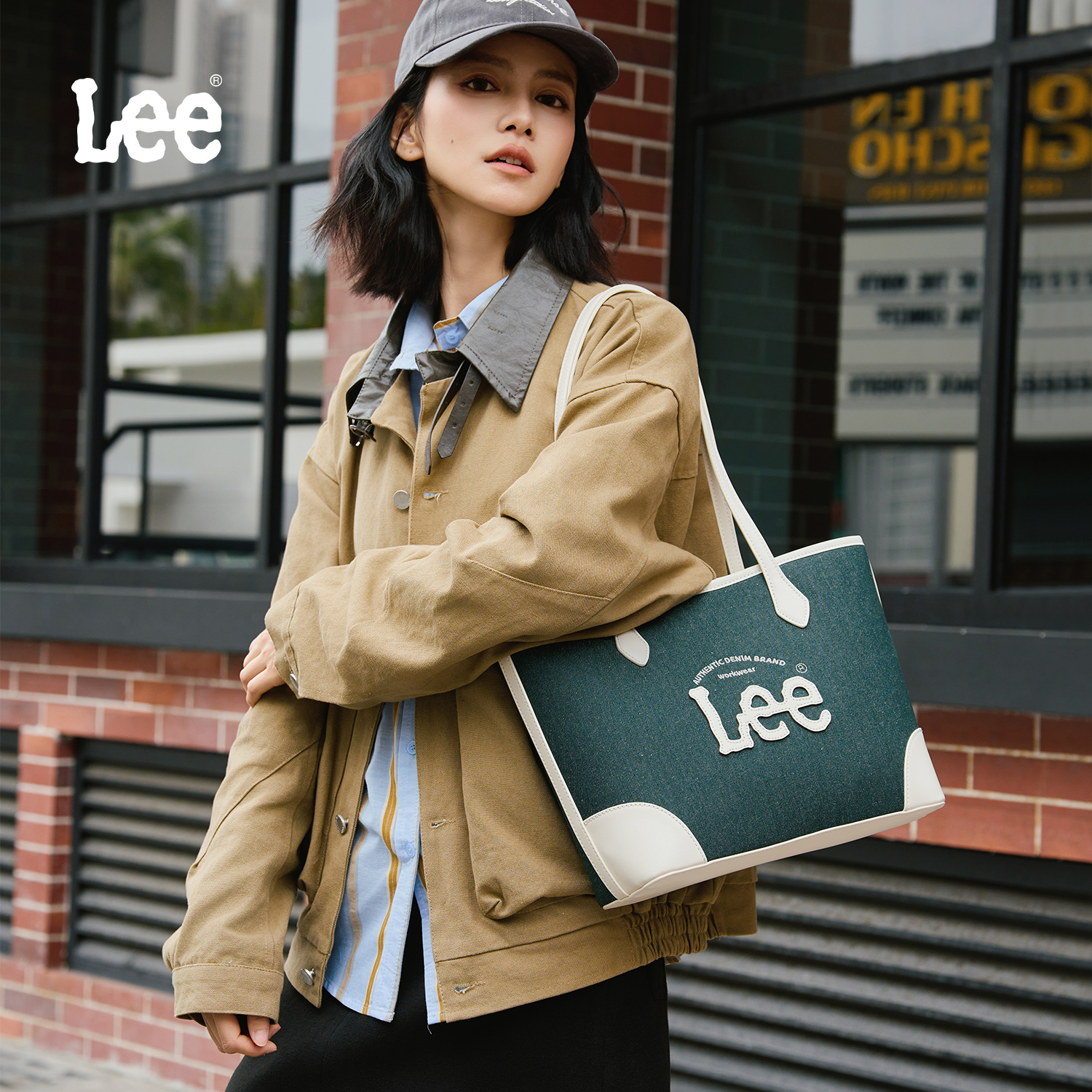 Lee官方新款托特包单肩包