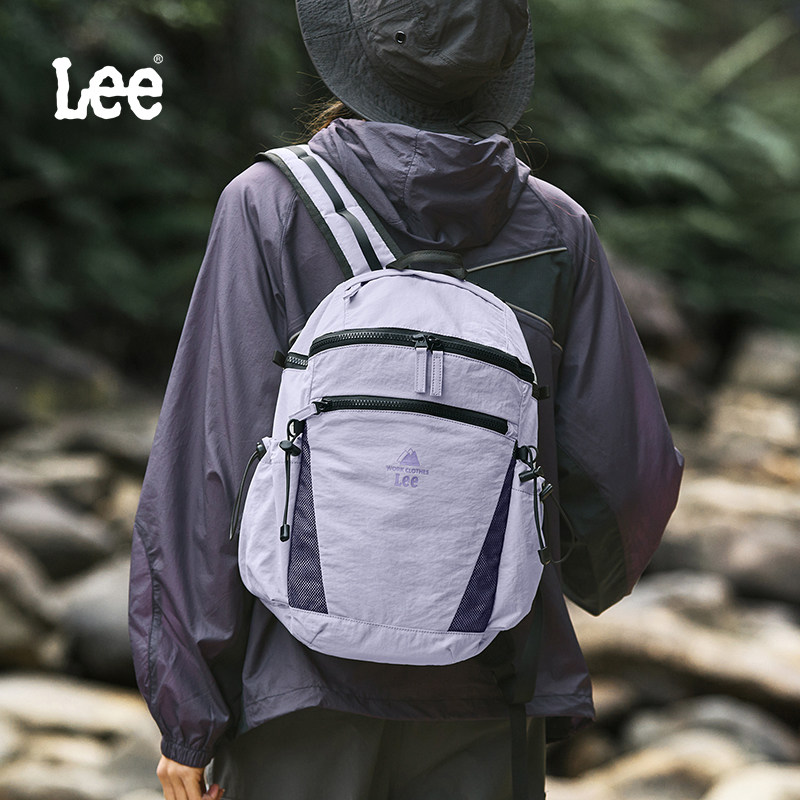 Lee户外系列运动登山包双肩包女轻量化徒步旅行包大容量轻便背包