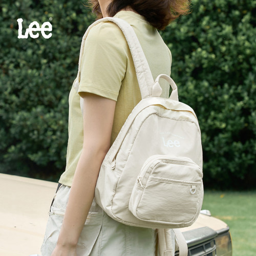 Lee时尚休闲双肩包女生背包