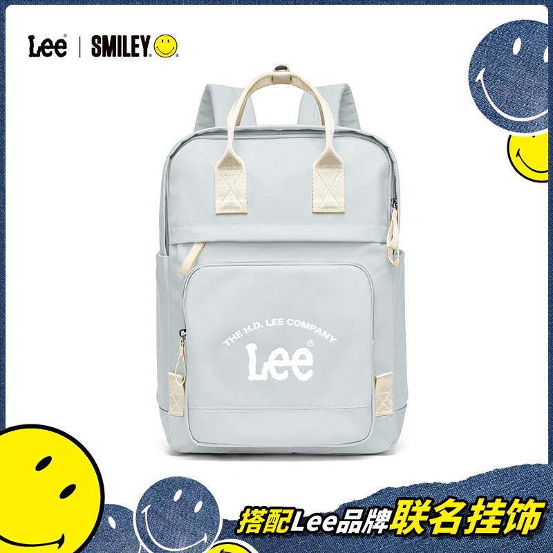 Lee多巴胺森系迷你双肩包书包