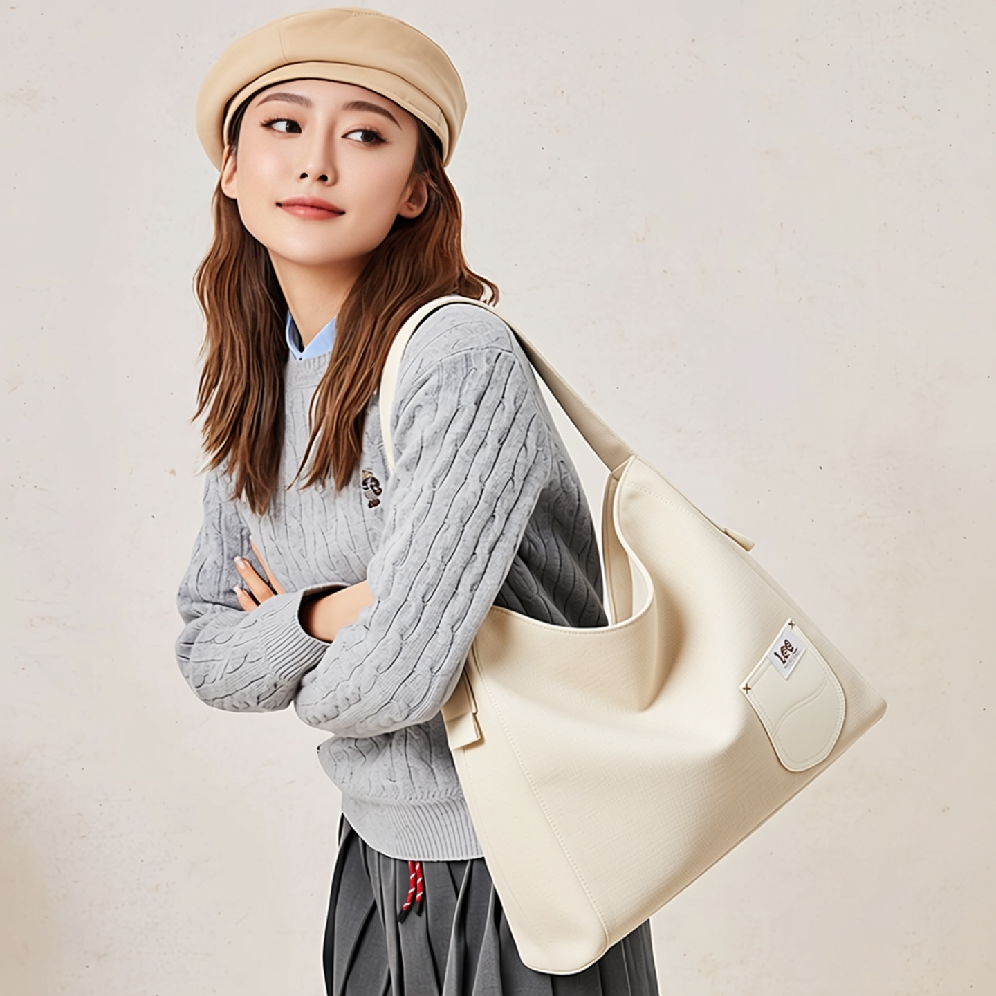 Lee时尚百搭通勤包大容量托特包