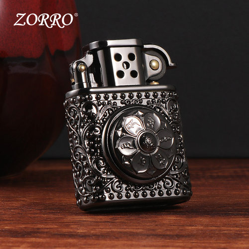 ZORRO/佐罗老九门六字真言煤油防风打火机男女士复古打火机礼物