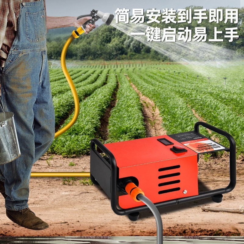 小型锂电手提式高压水泵抽水家用鱼缸水井全自动高扬程大容量水泵