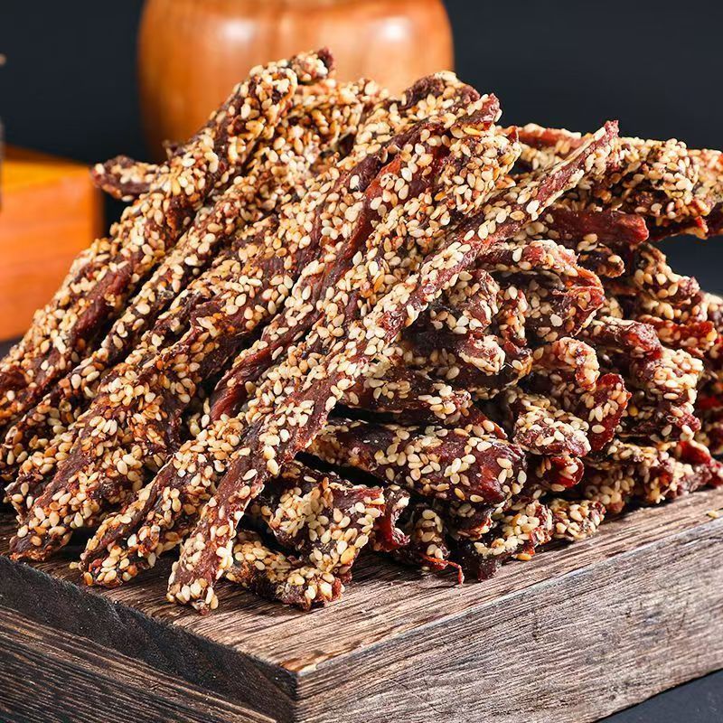 云南德宏特产傣味火烧芝麻干巴