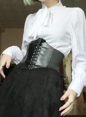 Fashion Corset Wide Belts Pu Leather Slimming Body Waistband