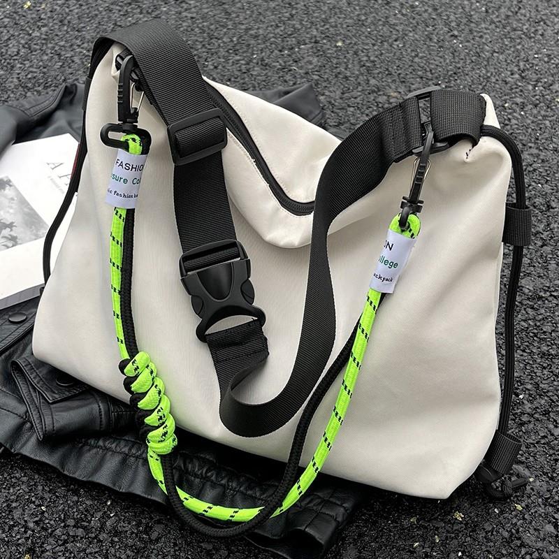 Lovers' Beige Laptop Shoulder Bag Japanese Colored Elast