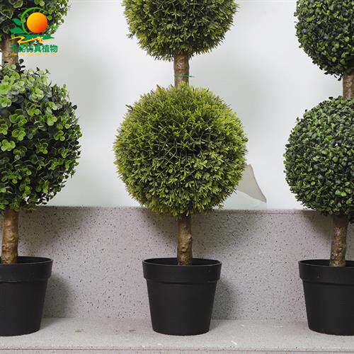 仿真球树家具新年百搭室内新装饰网红球树门店绿植仿真植物造景