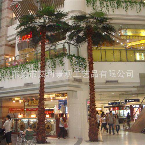 厂家批发棕榈树庭院大型塑料树绿植人造工程装饰树假树仿真树