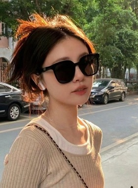 日本品质板材墨镜女高级感6008尼龙黑色防晒时尚大框网红男士太阳