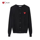 休闲开衫 官方旗舰店正品 新款 外套2026春秋季 圆领毛衣 PLAY针织开衫