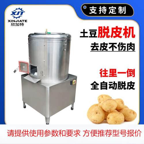 全自动不锈钢土豆脱皮机专业薯仔马莲薯清洗机果蔬设备