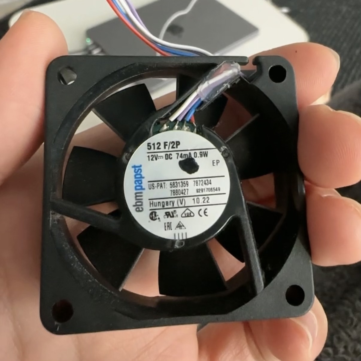 全新德国风机 514F/2P 24V 84mA 0.9W 5CM 5015 摄影机散热风扇