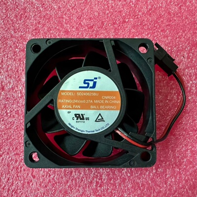 生久全新SD240625BU 24V 0.27A 6厘米CM 6025双滚珠散热风扇