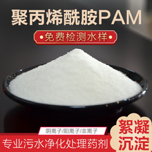 速发聚丙烯酰胺PAM高分子絮凝阴离子阳离子非离子增稠剂 洗砂污水