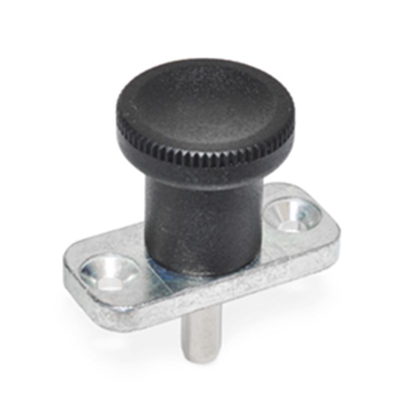 ZAB71分度销横向法兰型复位旋钮柱塞ZAB72自锁不锈钢销头的分度销