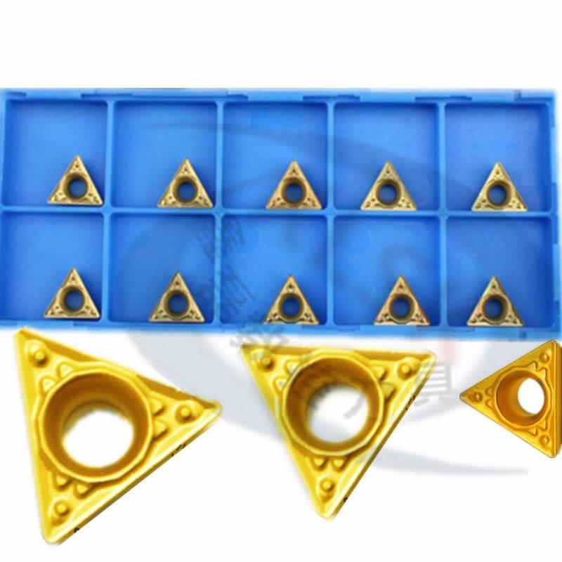 日本数控刀片TPMT110304HQ车床刀具镗孔三角刀粒陶瓷钢件不锈钢