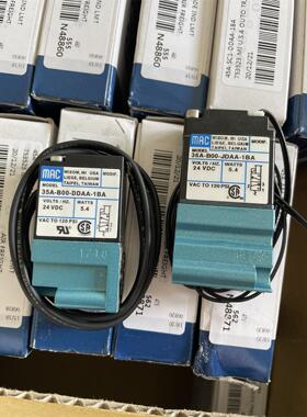 MAC电磁阀36A-B00-JDAA-1BA 35A-B00-DDAA-1BA DDDA-0BA DDBA轨道