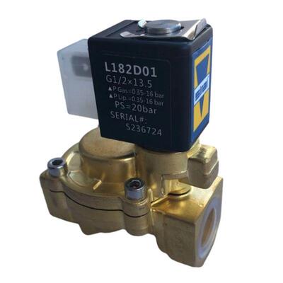 新款SIRAI意大利犀利电磁阀L182B01-ZB10A常闭二位二通AC230V 1/2