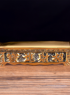 热销有缘佛具佛前摆件供佛财神土地供杯纯铜连座高脚酒杯茶杯贡杯