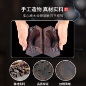 热销黑檀木盘香炉家用室内檀香沉香炉复古茶道摆件线香座插香托香