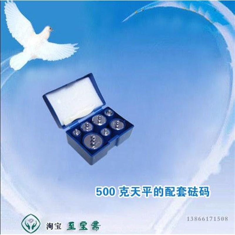 热销500g托盘机械天平砝码 物理实验配套器材 测力计5N10牛