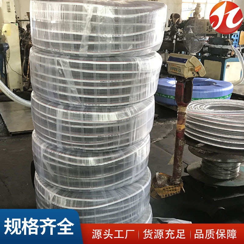 热销2排抽软管高压寸抗冻水泵透明防冻进水管寸pvc寸6钢丝25mm1管