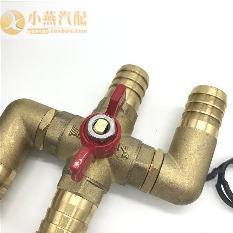 热销一体式汽车四通阀 暖风阀 暖水阀空调阀 科鲁兹 英朗 改装四