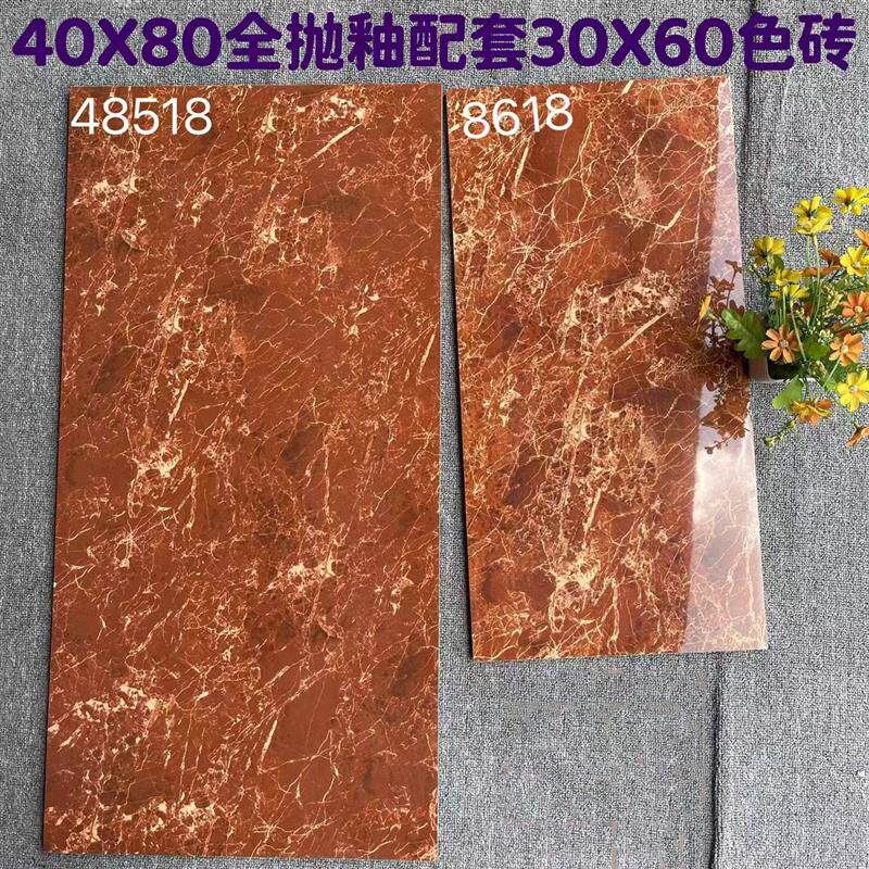 热销300X600瓷砖乡村别墅外墙砖中板400X800全抛釉抗冻庭院围墙背