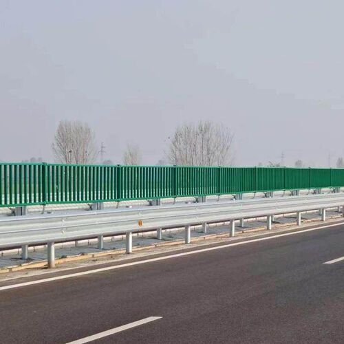 热销高速公路防眩格栅中央隔离带绿色铝合金镀锌板免焊插接防眩格