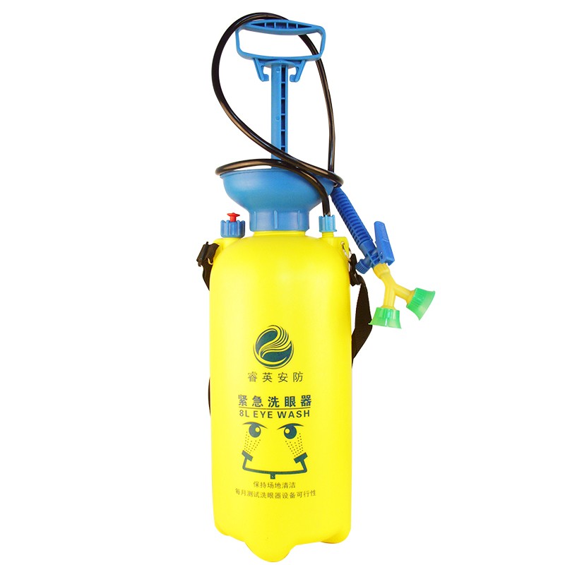 热销5升紧急移动便携式洗眼器简易工业用实验室验厂洗眼器手持5L