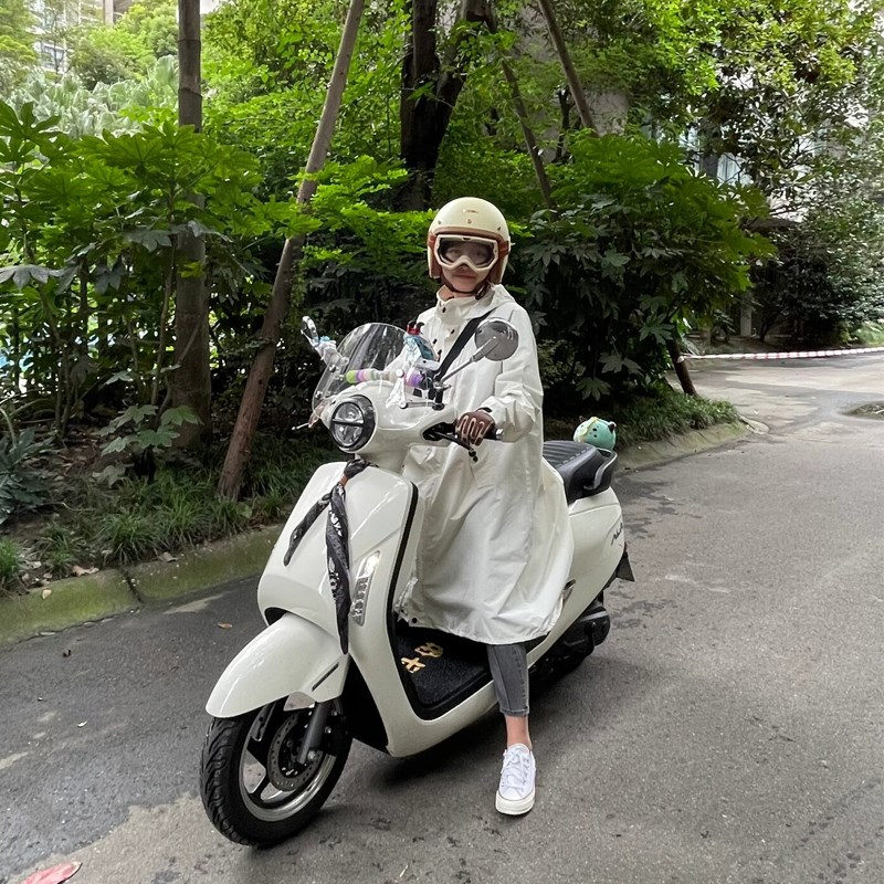 热销电动车摩托车雨衣防暴雨加厚加大牛津布长款全身单人女雅迪通