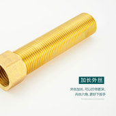 热销铜接头1分2分3分4分6分1寸2内外丝直接加长水管配件非304不锈