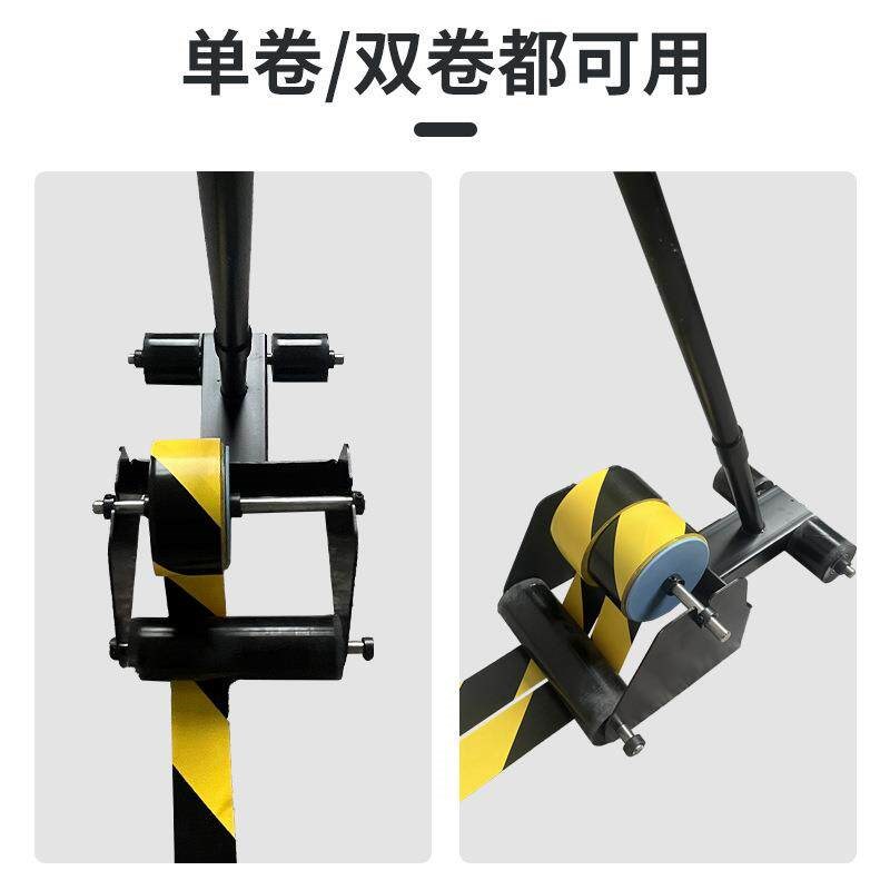 热销胶带快速划线机美纹纸粘贴工具仓库警戒线球场车位地面划线粘