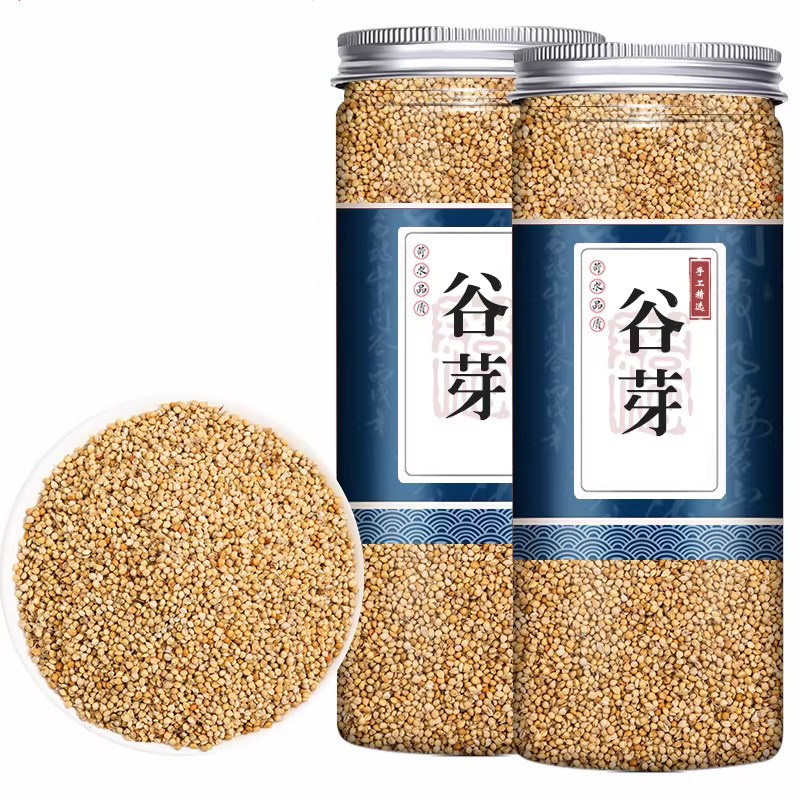 谷芽中药材500g克新货炒谷芽谷牙生谷芽麦芽山楂陈皮炒熟的泡水喝