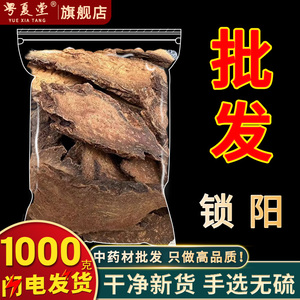 安国中药材批 发锁阳500g泡酒料男性滋补 锁阳片磨锁阳粉非野生