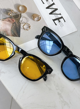 欧洲站复古墨镜女韩版小脸方框ins风高级感时尚防紫外线个性街拍