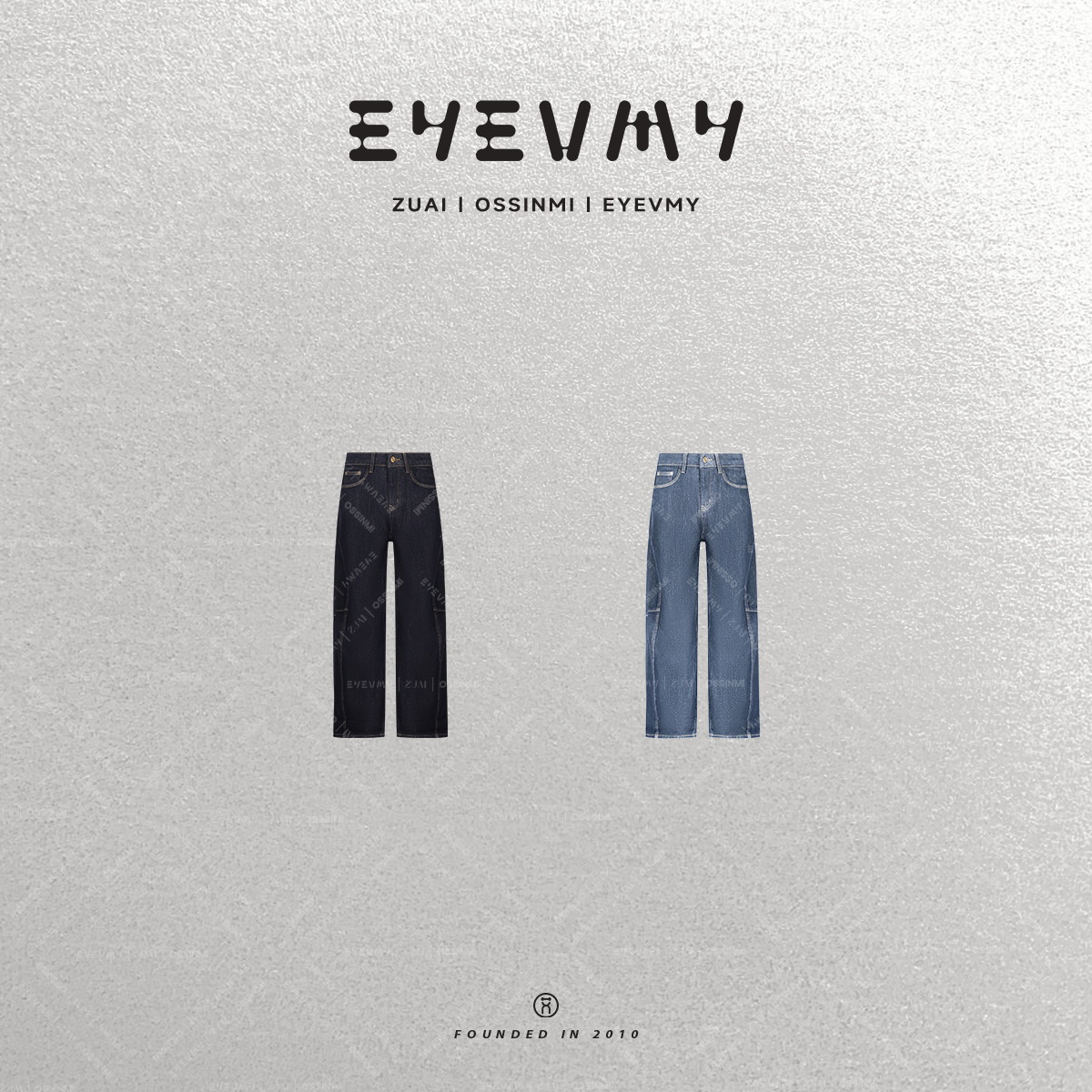 【男友裤】防褪色永久蓝加绒休闲牛仔裤WT54TFU185