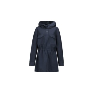 【心心念连衣裙】复古工装抽绳收腰半开襟连帽卫衣裙WT43ZYQ003