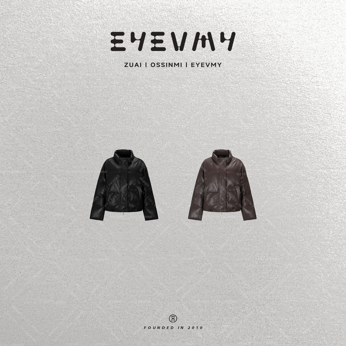 【液氨蛋白皮豆腐块羽绒服】90白鸭立领短款外套WT54OWK028