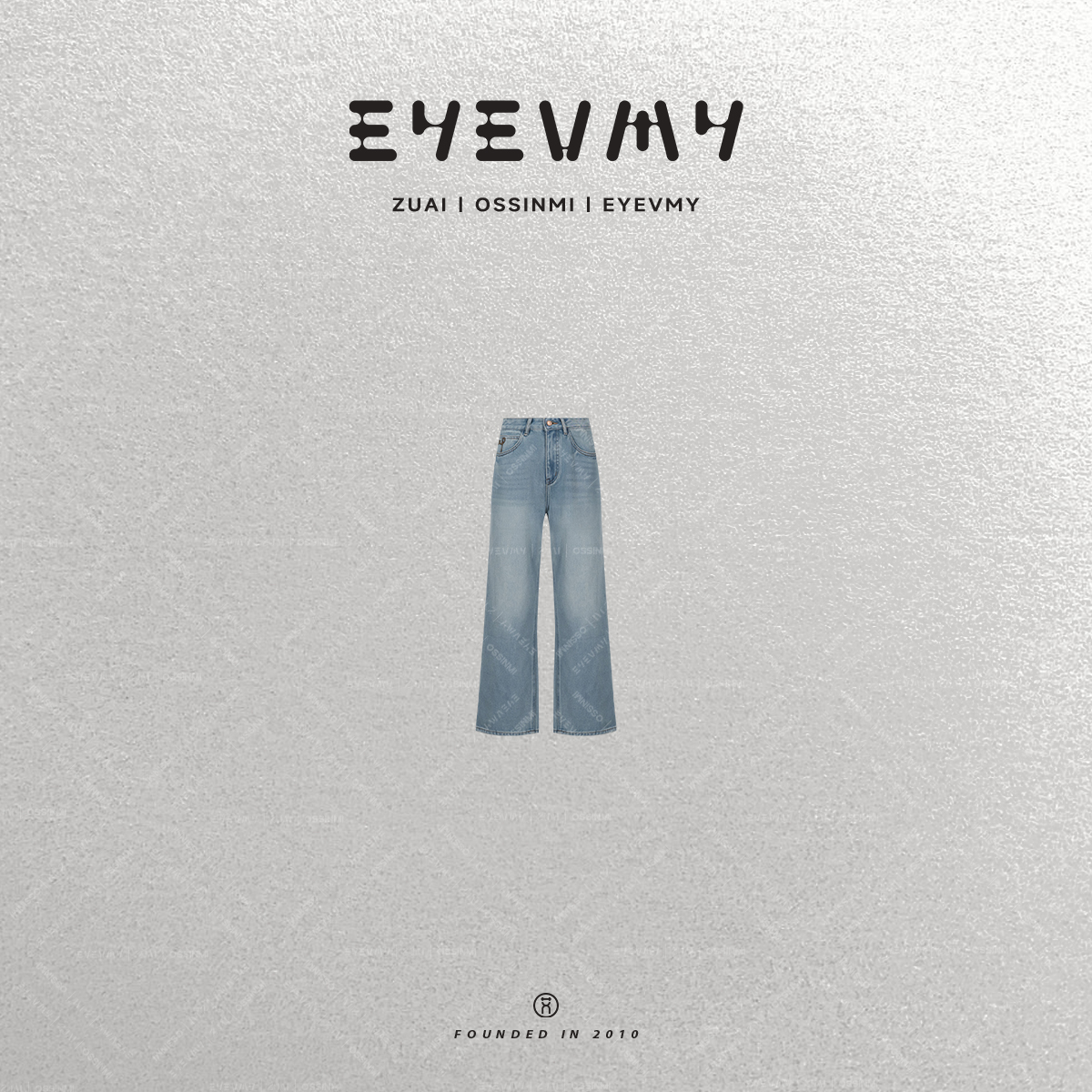 【享受蓝牛】冬日松弛感加绒休闲直筒牛仔裤WT54TSY044