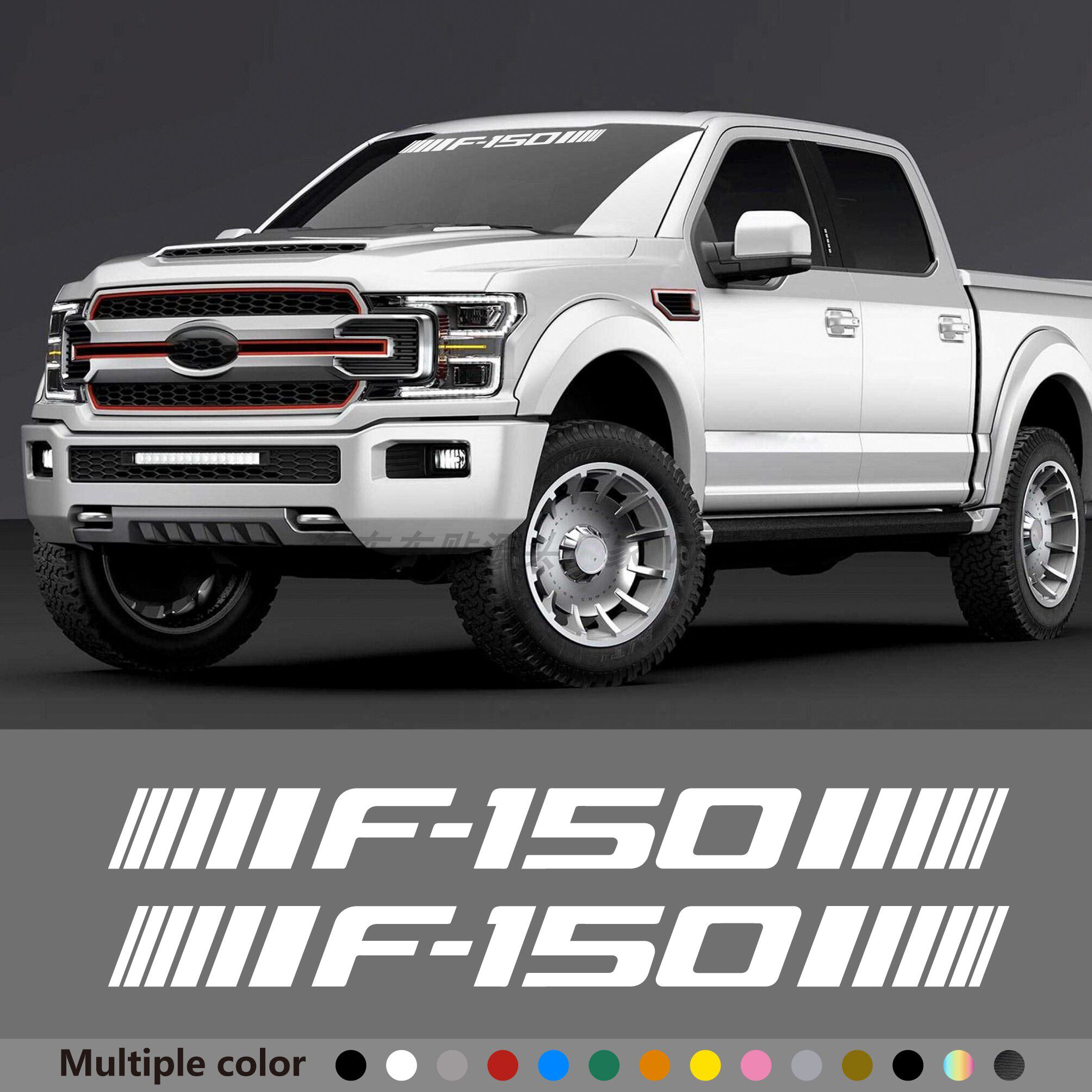 适用于福特ford游骑兵猛禽f-150汽车贴花 车窗引擎盖车身装饰贴纸