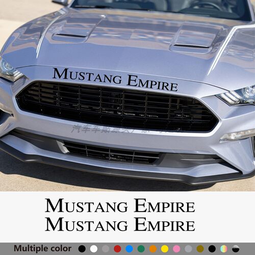 适用于Ford福特野马Mustang字母车贴 改装车头拉花 车身贴车窗贴