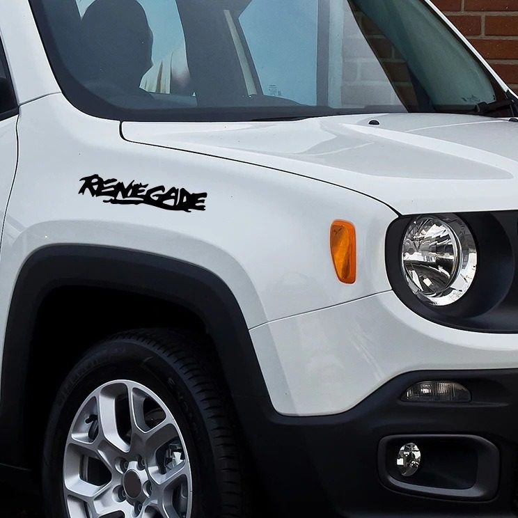 适用于吉普自由侠2015 2017 2022 JT JK SUV RENEGADE 改装贴纸 - 实物图