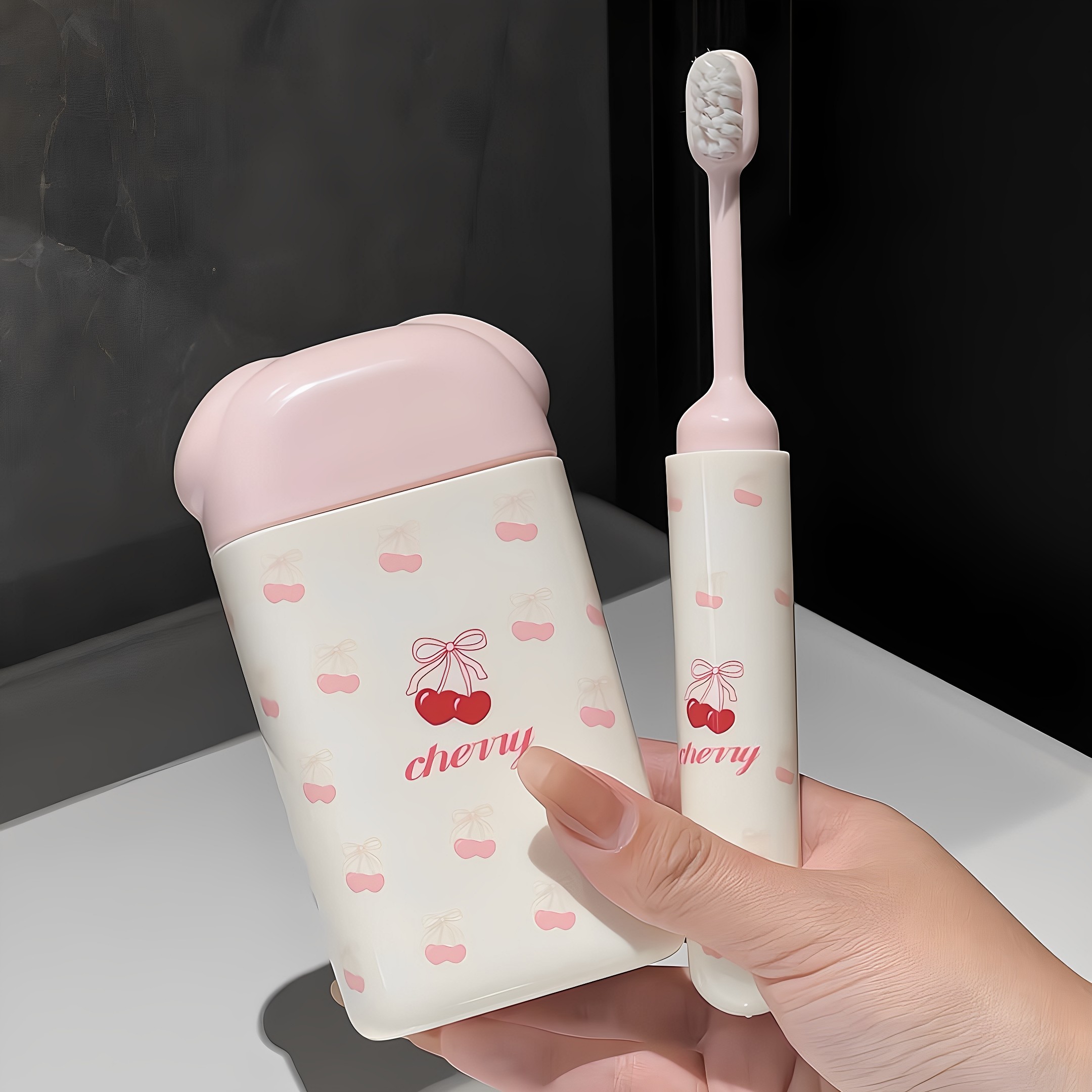 旅行三合一漱口杯便携洗漱杯高颜值刷牙杯子牙膏杯牙刷收纳盒套装