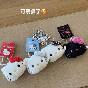 日系可爱hellokitty猫猫头包包挂件kt大头猫脸钥匙扣高颜值挂饰