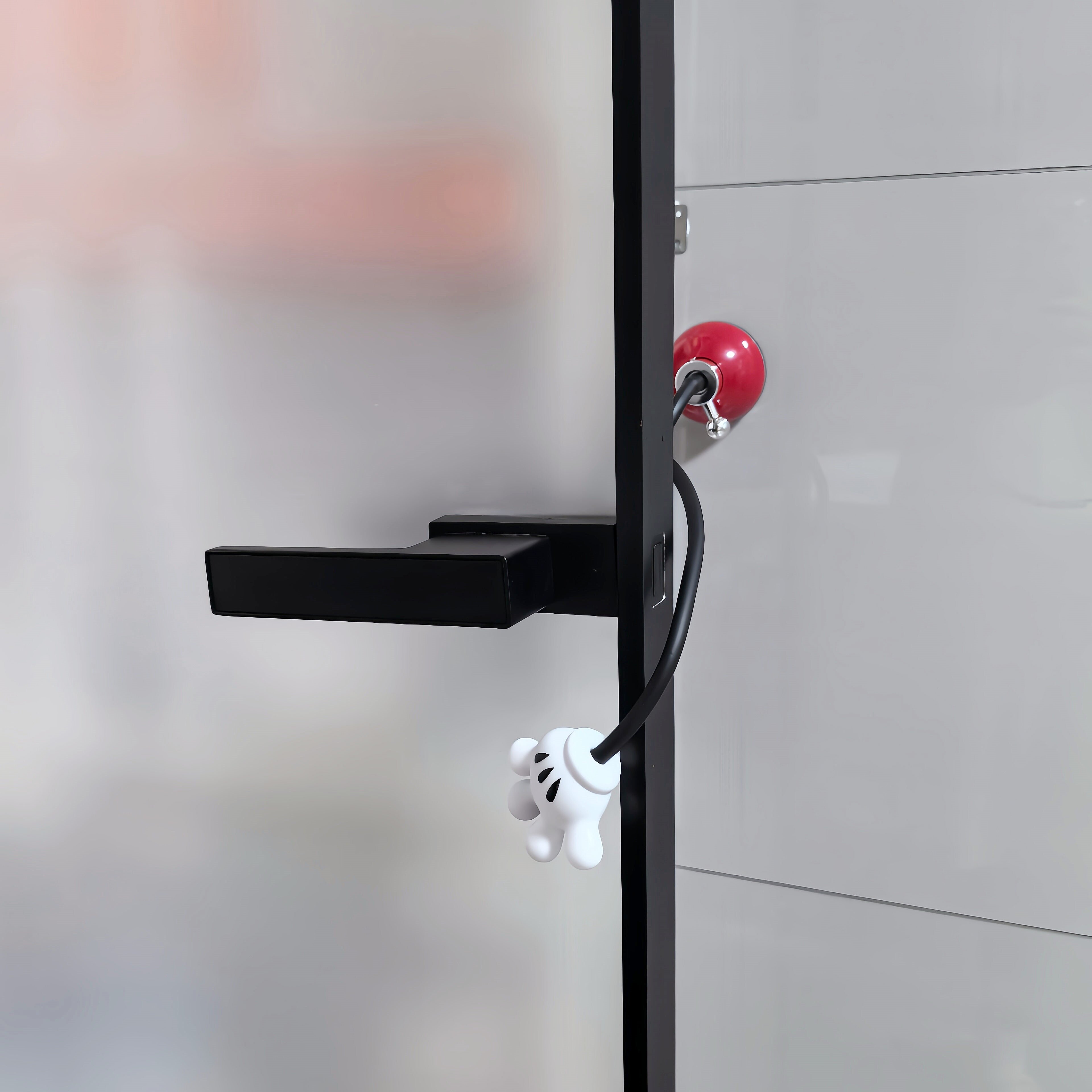 米奇门挡吸盘阻门器防撞门免打孔门挡器门阻保护套卫生间不留痕