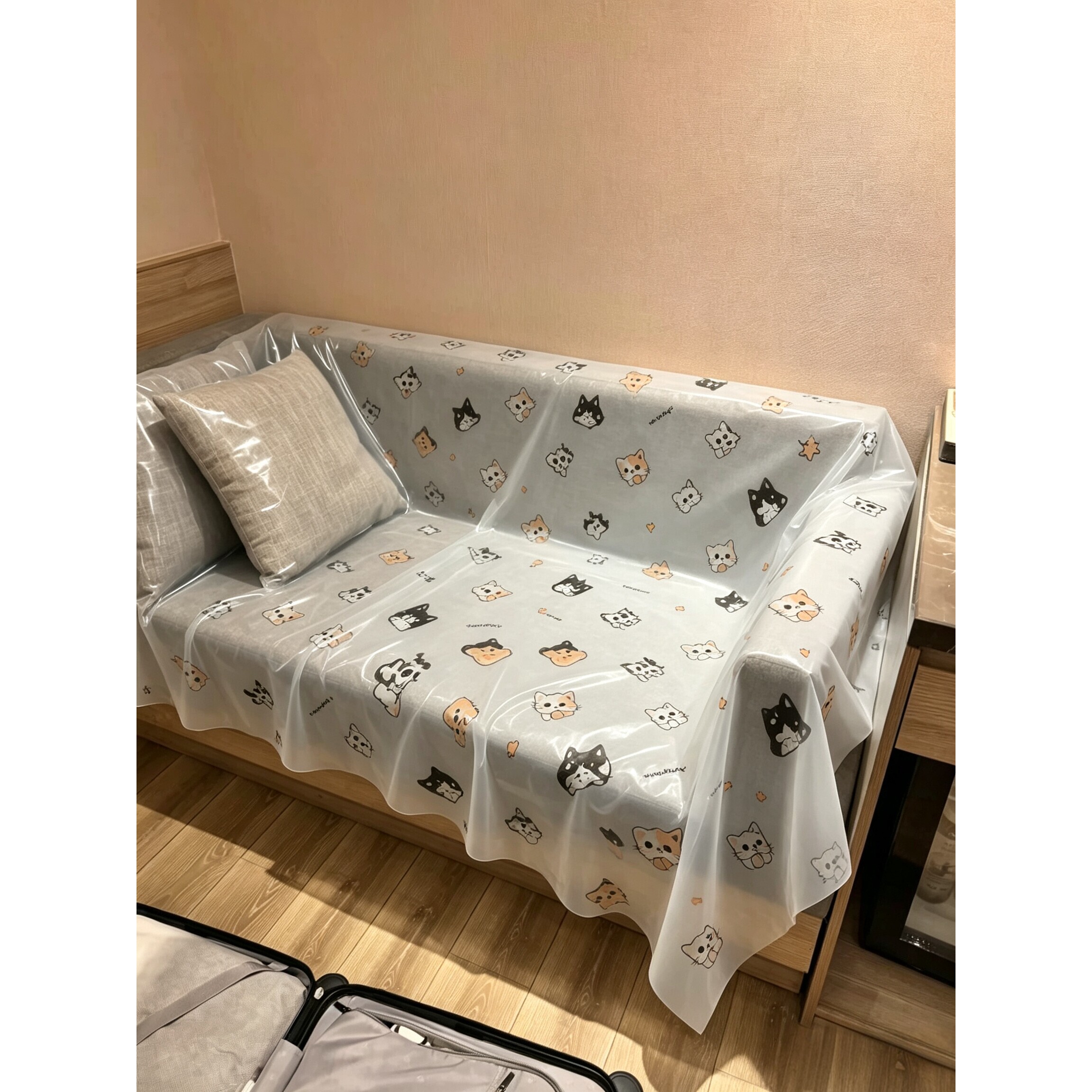 便携式旅行一次性隔脏膜酒店沙发隔脏垫全覆盖加厚洗手池洗脸盆膜