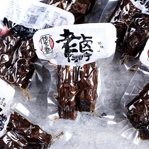钱家香老卤鸭脖500g小包装卤味熟食休闲零食鸭脖子办公室小吃包邮